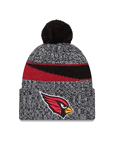 New Era Arizona Cardinals NFL 2023 Sideline Sport Knit OTC Black Red Beanie - One-Size von New Era