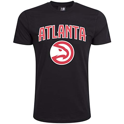 New Era Basic Shirt - NBA Atlanta Hawks schwarz - L von New Era