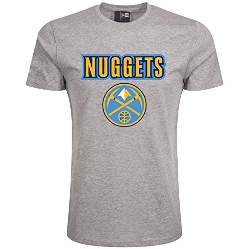 New Era Basic Shirt - NBA Denver Nuggets grau - XS von New Era