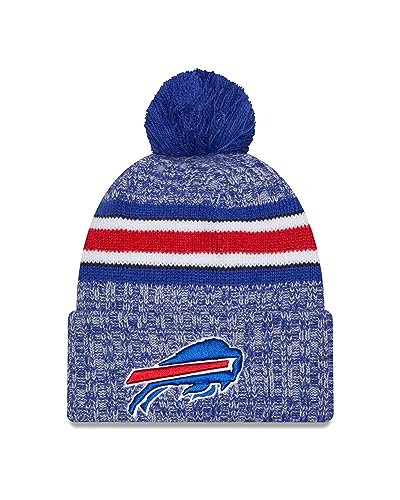 New Era Buffalo Bills NFL 2023 Sideline Sport Knit OTC Blue Red Beanie - One-Size von New Era