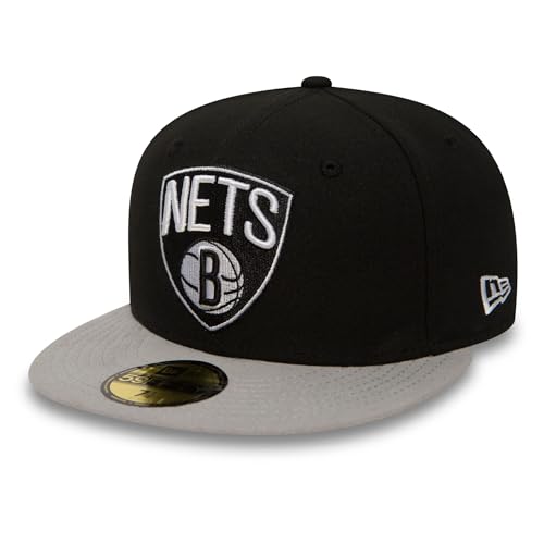 New Era Cap NBA Basic Brooklyn Nets, Black, 7 3/8, 10862335 von New Era