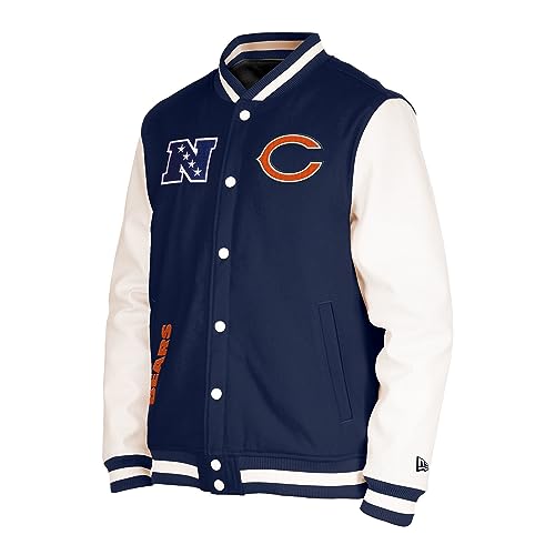 New Era Chicago Bears NFL 2023 Sideline Navy White Jacke - M von New Era