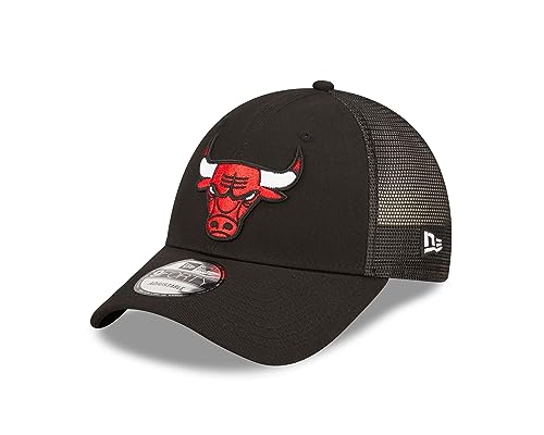 New Era Chicago Bulls NBA Cap Trucker Kappe Klettverschluss Mesh 9Forty Basecap schwarz - One-Size von New Era
