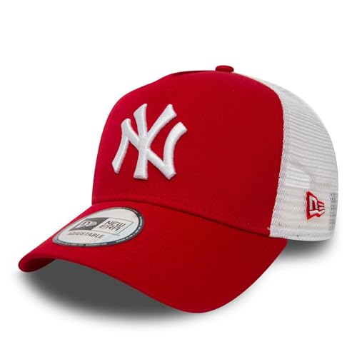 New Era Adjustable Trucker Cap - New York Yankees rot von New Era