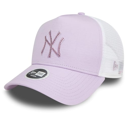 New Era Damen Trucker Cap - Rhinestone NY Yankees violett von New Era