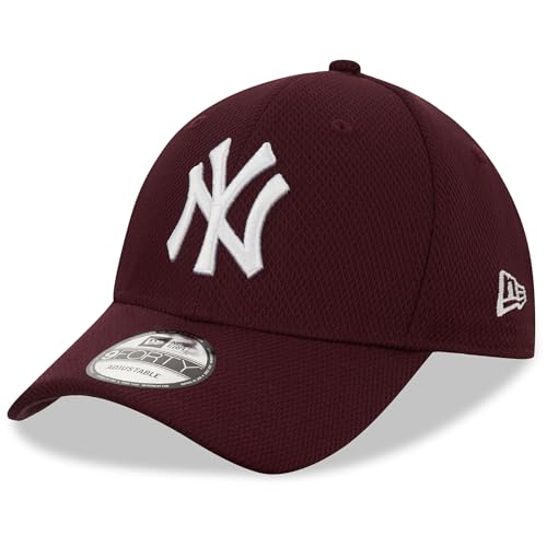New Era 9Forty Cap - Diamond New York Yankees Maroon von New Era