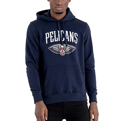 New Era - NBA New Orleans Pelicans Team Logo Hoodie - Blau Größe XXL, Farbe Blau von New Era