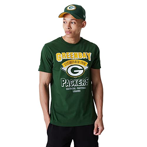 New Era Green Bay Packers NFL Team Wordmark Green T-Shirt - M von New Era