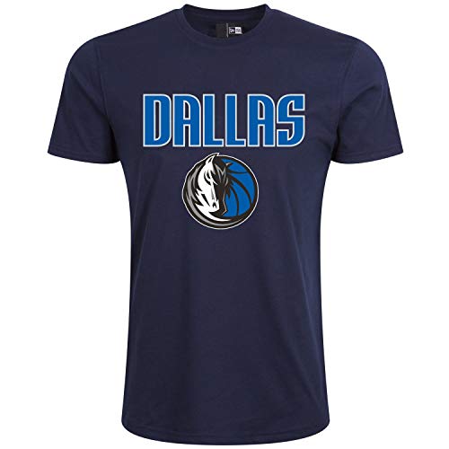 New Era Basic Shirt - NBA Dallas Mavericks Navy - S von New Era