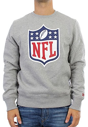 New Era Herren NFL Logo Sweatshirt, grau, Grš§e S von New Era