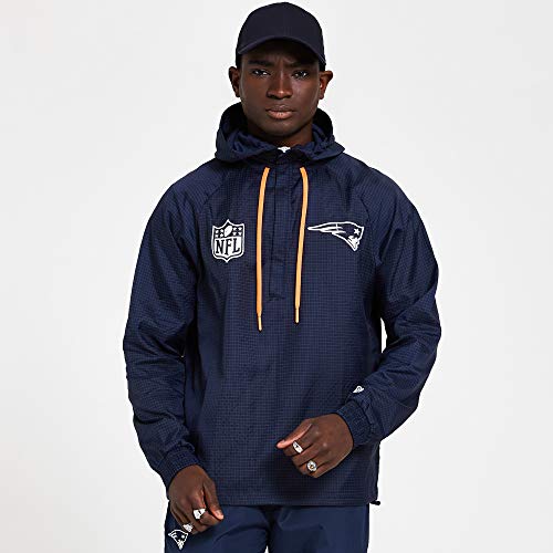 New Era Herren NFL Windbreaker Neepat Osb Weste, Dunkelblau, M von New Era