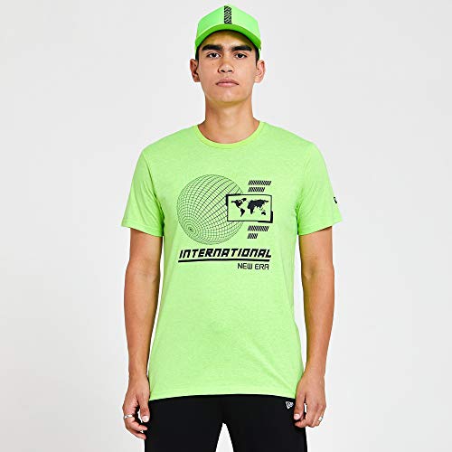 New Era Herren Ne Graphic Tee Lgs Kurzärmeliges T-Shirt, M von New Era
