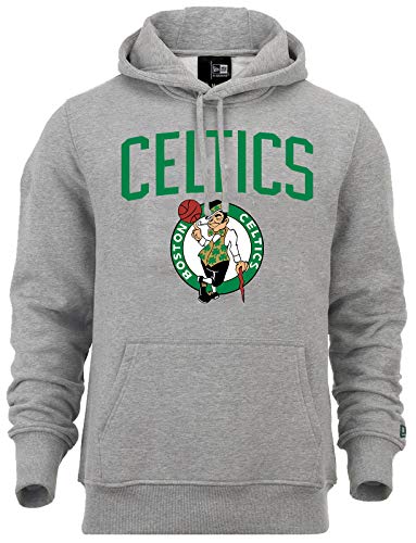 New Era - NBA Boston Celtics Team Logo Hoodie - Grau Größe M, Farbe Grau von New Era