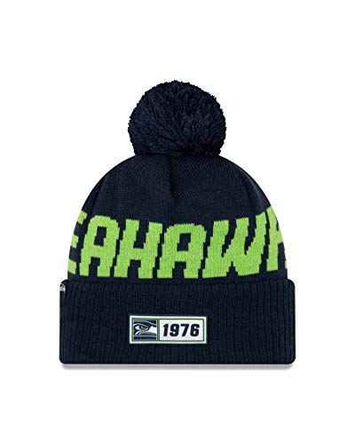 New Era Herren Seattle Seahawks Beanie, Dk Blue, One Size von New Era