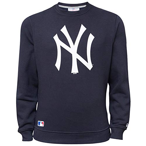 New Era Nos Crew Pullover Men NY Yankees Dunkelblau, Größe:L von New Era