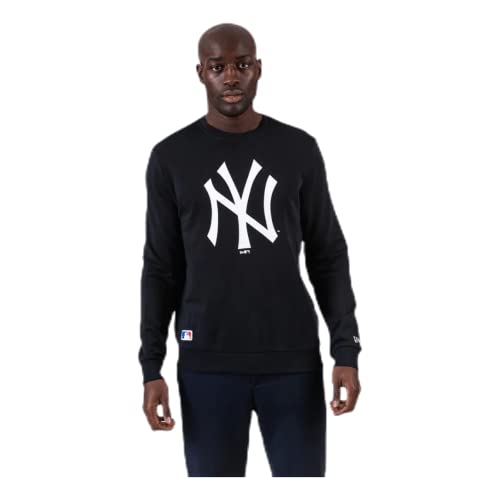 New Era Herren Team Logo Crew New York Yankees Sweatshirt, Black, XSS von New Era