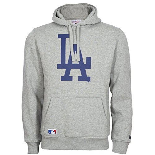 New Era - MLB Los Angeles Dodgers Team Logo Hoodie - grey von New Era