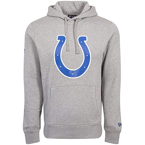 New Era - NFL Indianapolis Colts Team Logo Hoodie - Grau Größe XL, Farbe Grau von New Era