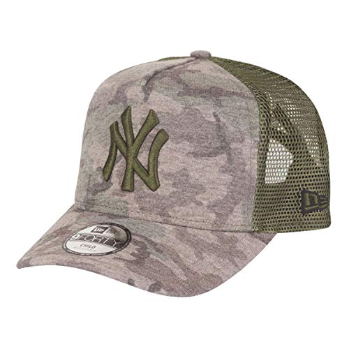 New Era 9Forty Trucker Kids Cap - New York Yankees Wood camo von New Era