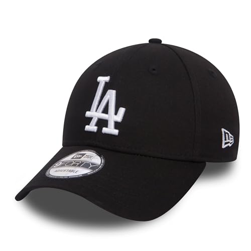 New Era Los Angeles Dodgers League Essential Black 9Forty Adjustable Cap - One-Size von New Era