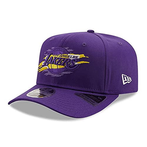 New Era NBA LOS Angeles Lakers Tear Logo Team 9FIFTY Stretch Snapback Cap, Größe :S/M von New Era