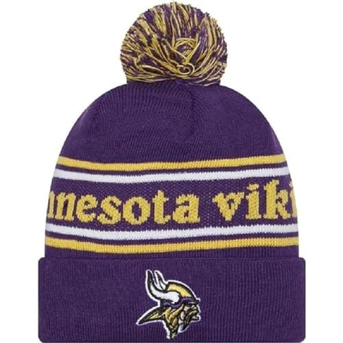 New Era M KNITMARQUEE E3 Minnesota Vikings OTC Beanie Hat, Lila, Einheitsgröße von New Era