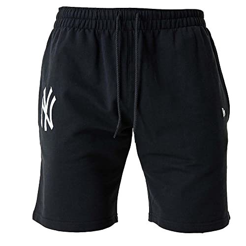 New Era MLB New York Yankees Essentials Shorts Herren schwarz/weiß, XL von New Era