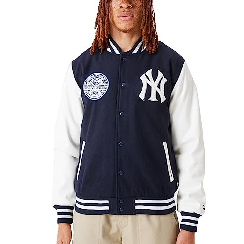 New Era - MLB New York Yankees Heritage Varsity Jacke Farbe Blau, Größe XL von New Era