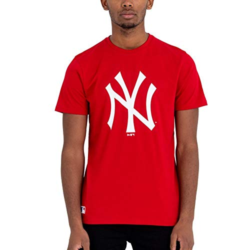 New Era - MLB New York Yankees Team Logo T-Shirt - Rot von New Era