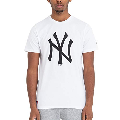 New Era - MLB New York Yankees Team Logo T-Shirt - Wei§ von New Era