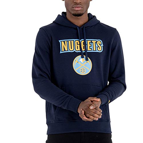 New Era - NBA Denver Nuggets Team Logo Hoodie - Blau Größe S, Farbe Blau von New Era