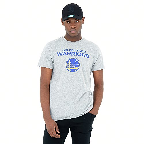 New Era Basic Shirt - NBA Golden State Warriors grau - XL von New Era