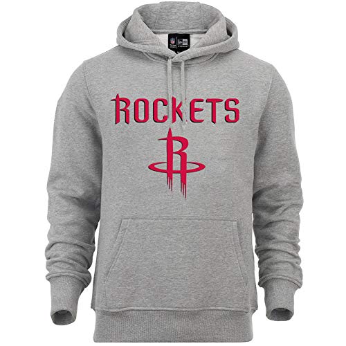 New Era Herren Kapuzenpullover Houston Rockets, Grau, S, 11546176 von adidas