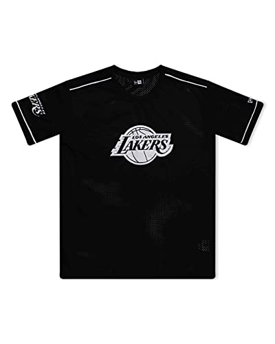 New Era NBA Los Angeles Lakers Oversized T-Shirt Herren schwarz/weiß, L von New Era