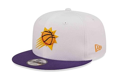 New Era - NBA Phoenix Suns White Crown Team 9Fifty Snapback Cap Farbe Weiß, Größe M-L von New Era