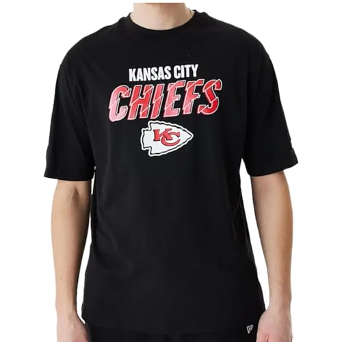 New Era NFL Script Graphic OS Tee KANCHI BLKSCA Kansas City Chiefs, MÄNNLICH T-Shirt, von New Era