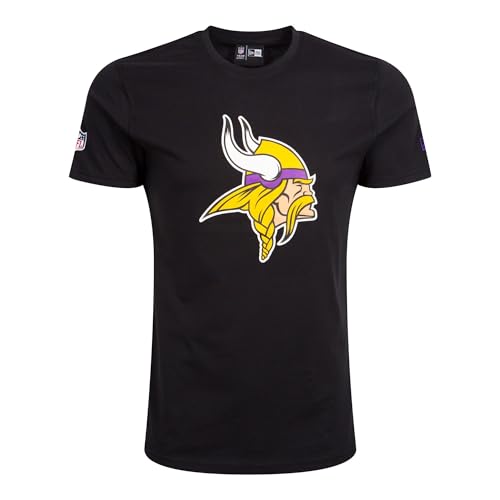 New Era - NFL Team Logo Minnesota Vikings T-Shirt, Schwarz, XS von New Era