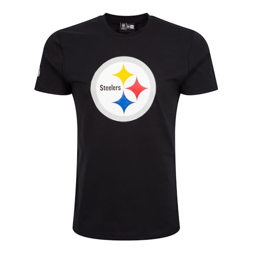 New Era - NFL Team Logo Pittsburgh Steelers T-Shirt, Schwarz, L von New Era