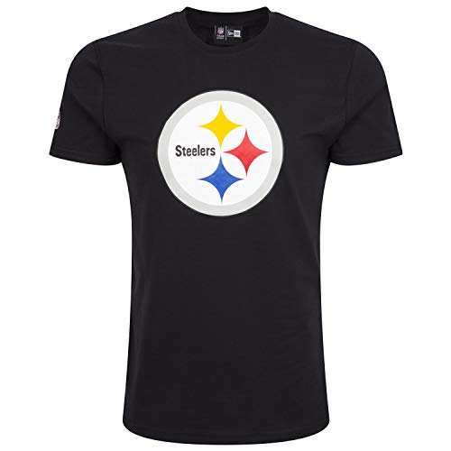 New Era - NFL Team Logo Pittsburgh Steelers T-Shirt, Schwarz, S von New Era