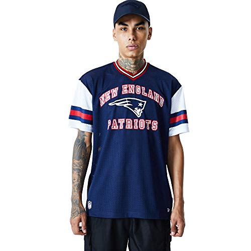 New Era New England Patriots NFL Stripe Sleeve T-Shirt L von New Era