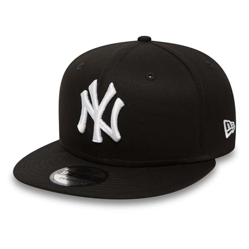 New Era New York Yankees MLB Basic Black Verstellbare 9Fifty Snapback Cap - S-M von New Era