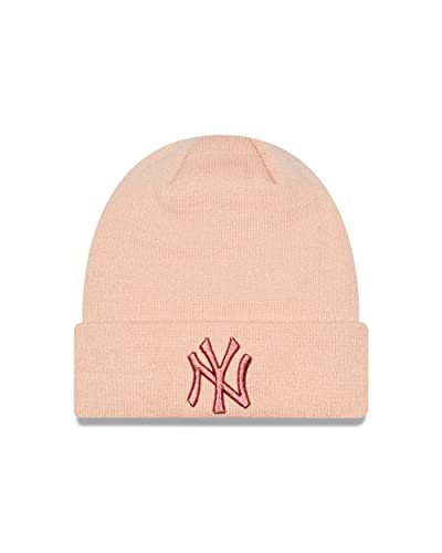 New Era New York Yankees Blush Sky MLB Metallic Logo Cuff Knit Women Beanie - One-Size von New Era