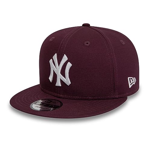 New Era New York Yankees MLB Essentials Maroon 9Fifty Snapback Cap - M - L von New Era
