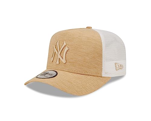 New Era New York Yankees MLB Jersey Essential Stone A-Frame Adjustable Trucker Cap - One-Size von New Era