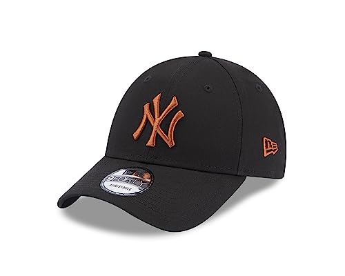New Era New York Yankees MLB League Essential Black Brown 9Forty Adjustable Cap - One-Size von New Era