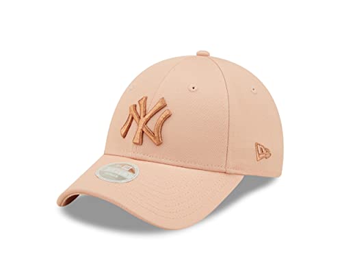New Era New York Yankees MLB Metallic Logo Blush Sky 9Forty Adjustable Women Cap - One-Size von New Era