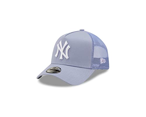 New Era New York Yankees MLB Tonal Mesh 9Forty Iris Flower Kids A-Frame Adjustable Trucker Cap - Child von New Era