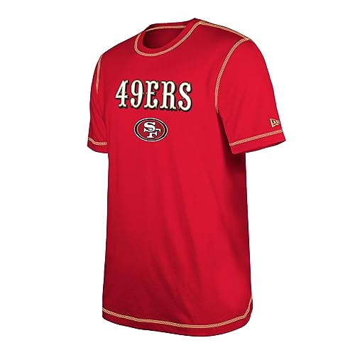 New Era San Francisco 49ers NFL 2023 Sideline Red T-Shirt - S von New Era