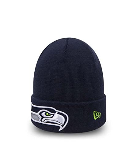 New Era Seattle Seahawks Team Essential Cuff Knit Beanie - One-Size von New Era