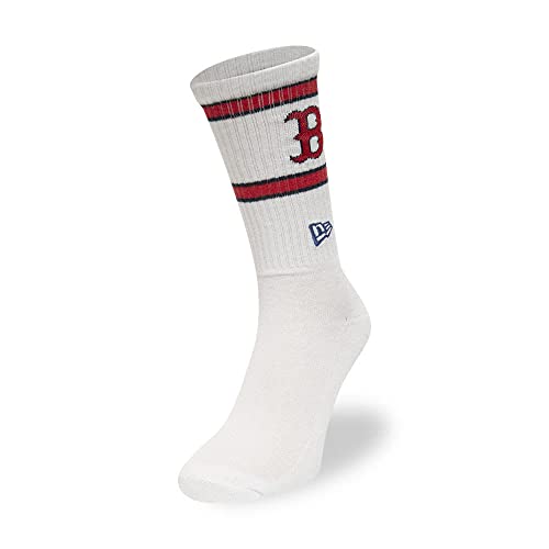 New Era Unisex Premium Crew Socken Boston Red Socks White von New Era